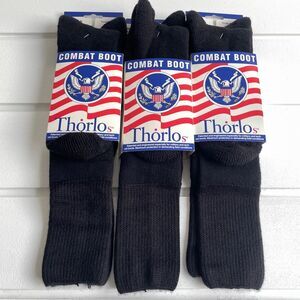 Lot of 3 Thorlo Mcb 15 Max Cushion Combat Over The Calf Socks Size XL 13-15 NWT